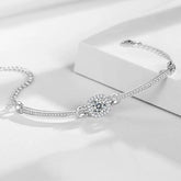 Shiny Zircon Adjustable Bracelet